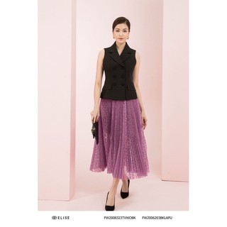 Đầm xoè xếp ly Elise