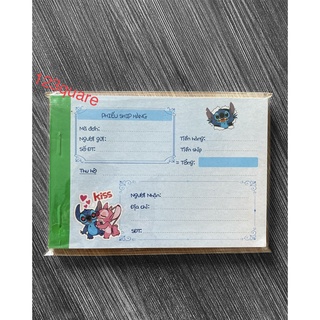 Combo 10Quyển Phiếu Ship Hoạt Hình