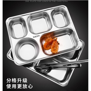 Khay cơm inox 5 ngăn cho người Lớn