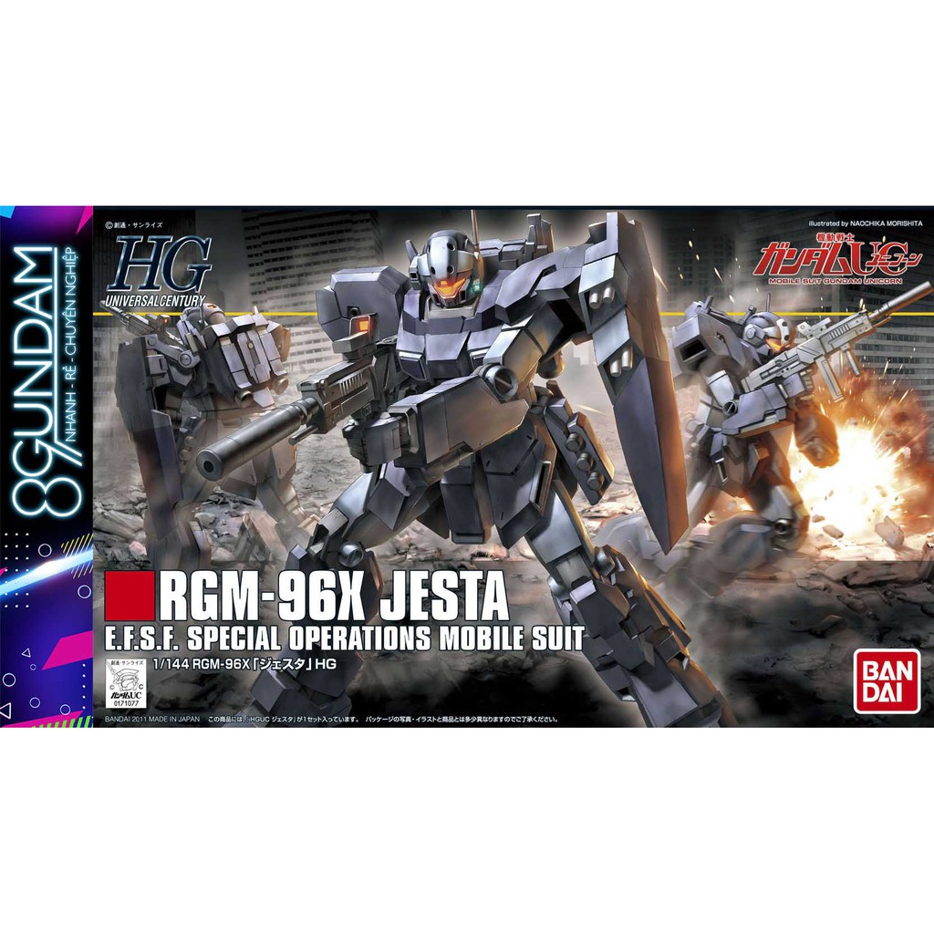 Mô Hình Lắp Ráp HG UC RGM-96X Jesta