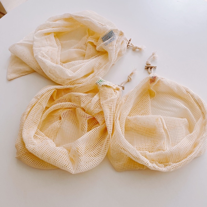 Túi lưới đựng thực phẩm thay thế túi nilon, tiện lợi, bảo vệ môi trường