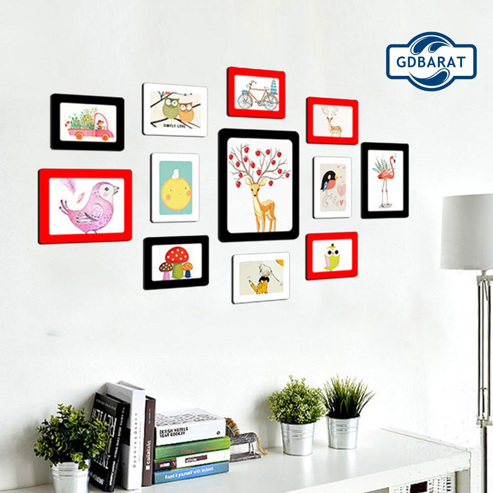 Khung Ảnh Nam Châm Hít Tủ Lạnh Thiết Kế Hình Chữ Nhật Độc Đáo Tiện Dụng