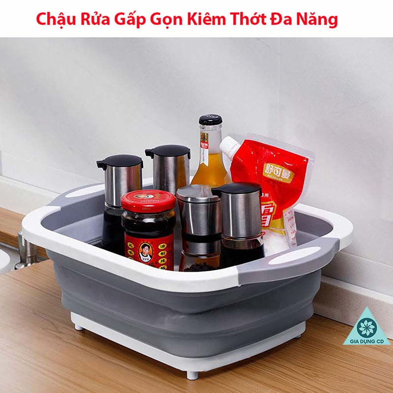 Chậu kiêm thớt đa năng 3 trong 1[CHẬU THỚT]