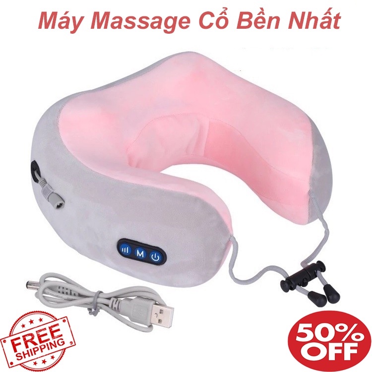 Massage Cổ Vai Gáy Chữ U Hàn Quốc   Đa Năng Cao Cấp,NạpGiúp Lưu Thông Máu