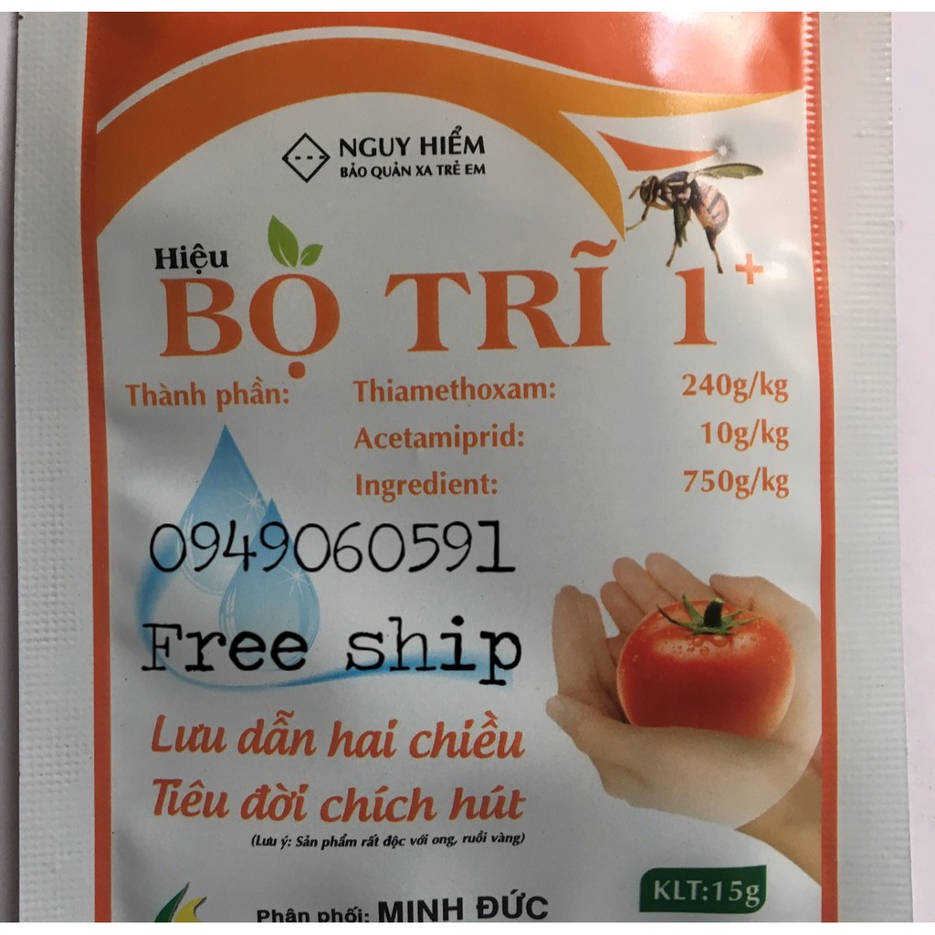 CHUYÊN PHÒNG TRỪ BỌ TRĨ - RỆP SÁP - NHIỆN - RẦY TRÊN HOA MAI , HOA KIỂNG ( bọ trĩ 1 gói 15 gram)