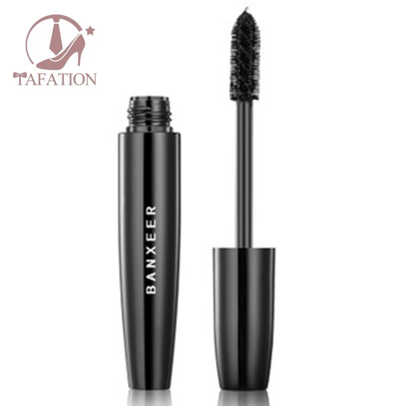 (Hàng Mới Về) Mascara Banxeer 4d Làm Dày Và Dài Mi Chống Thấm Nước Đầu Silicon 3d