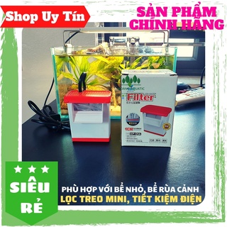 Máy lọc nước dạng thác siêu tiết kiệm điện, cho rùa cảnh, bể cá mini.
