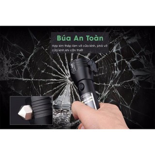 Đèn pin 11 chức năng siêu sáng Solar Power Flashlight