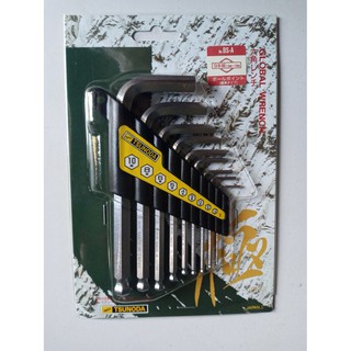 BỘ LỤC GIÁC ĐẦU BI NHẬT BẢN BS-A - Bộ lục giác ngắn 9 cây đầu bi, Bộ lục giác bi, Bộ lục giác đầu bi Nhật Ba