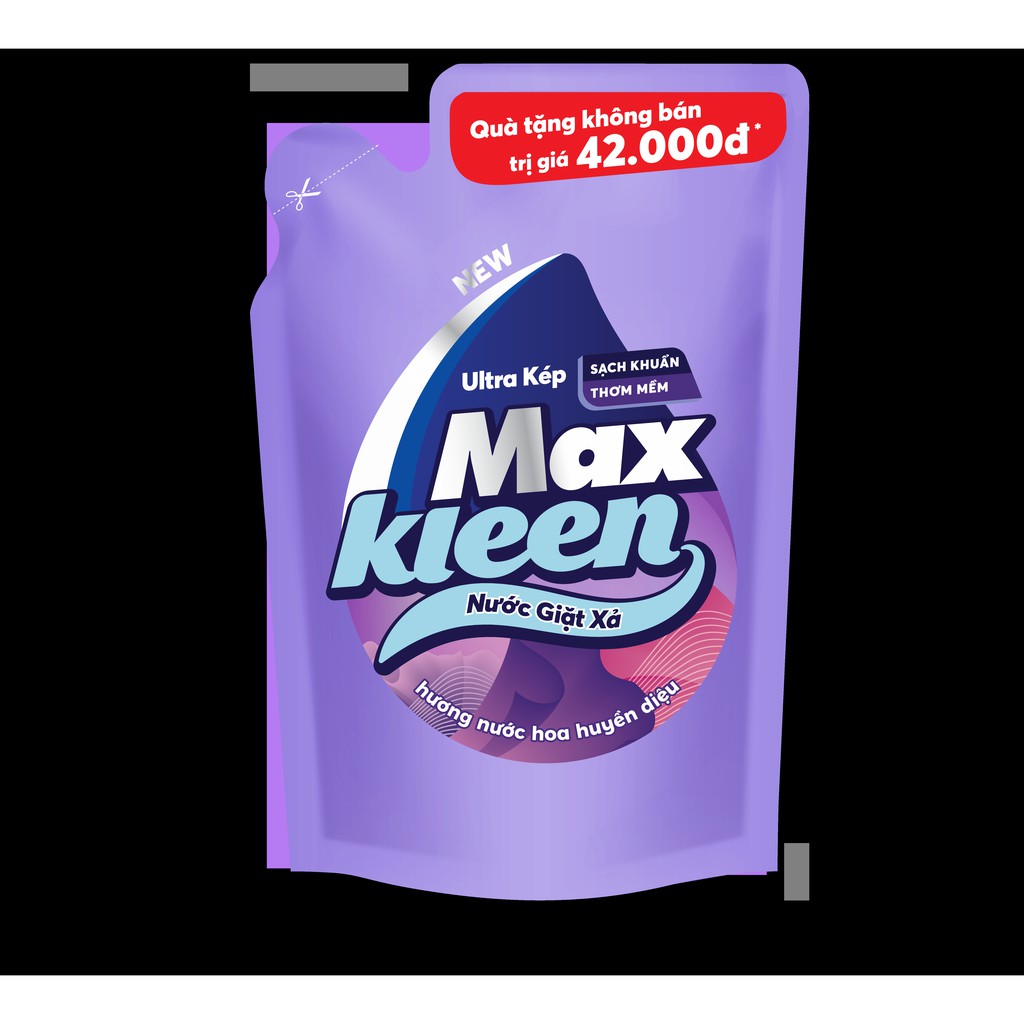 [HC GIFT] Túi nước giặt xả MaxKleen 600g hương nước hoa huyền diệu