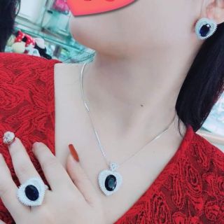 Bộ trang sức bạc ý siêu VIP