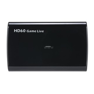 ezcap266 1080P HD Video Game Capture Box for Live Video Support 1080P Video Input and Output MIC Input Black