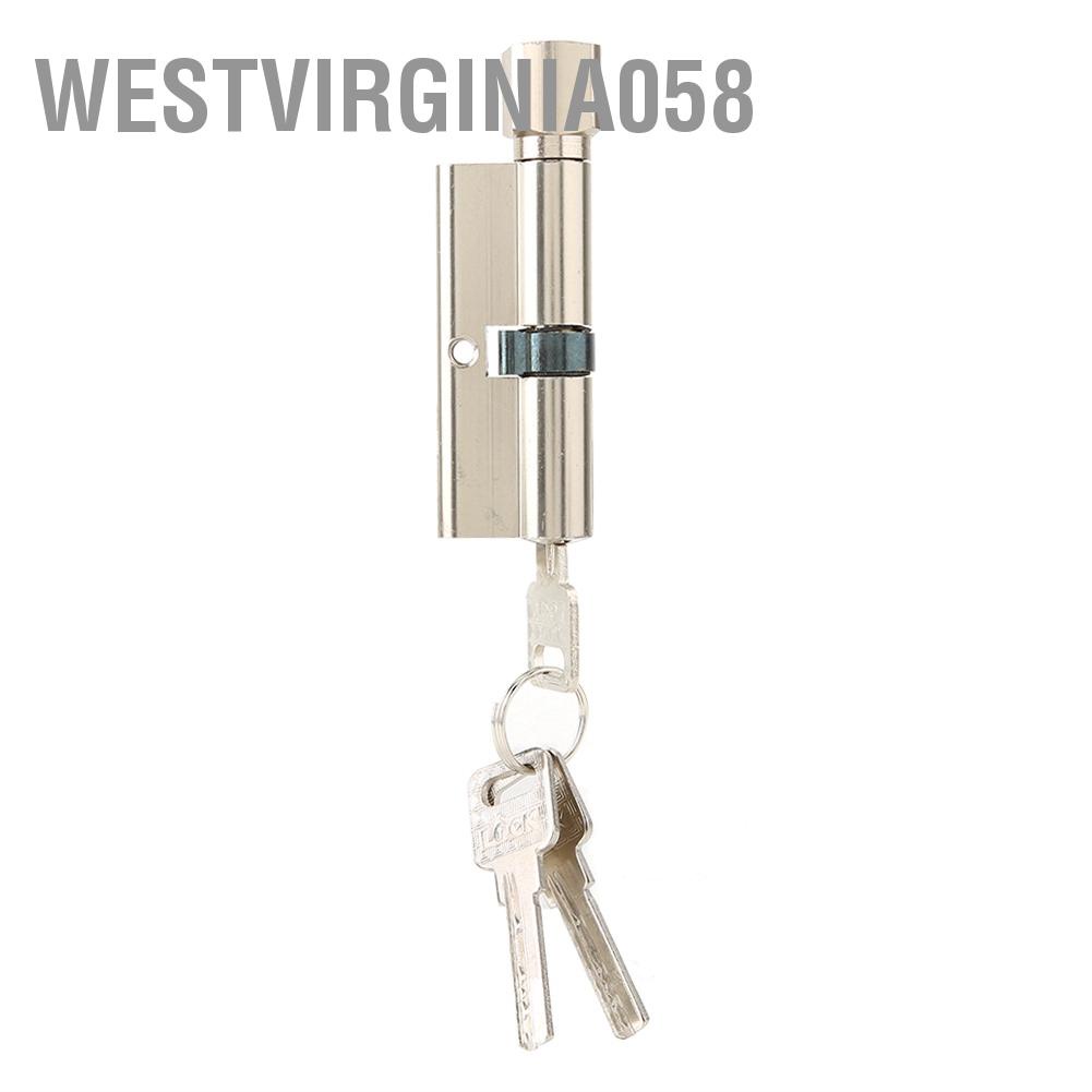 Westvirginia058 70mm Aluminium Alloy Security Home Door Lock Cylinder with 3 Keys