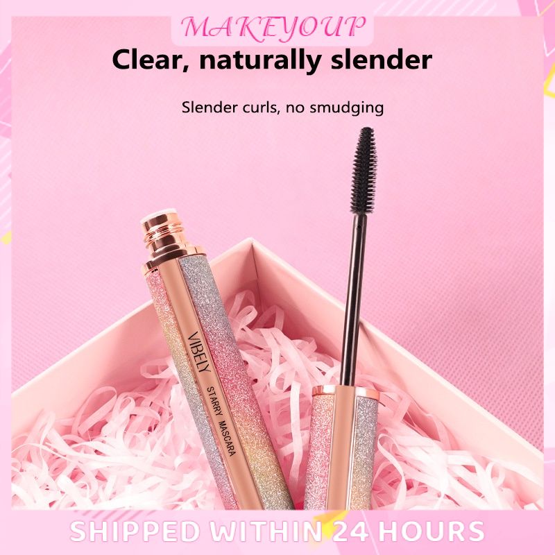 Mascara sợi tơ 4D màu đen chống thấm nước chuốt dài và cong mi
 | BigBuy360 - bigbuy360.vn