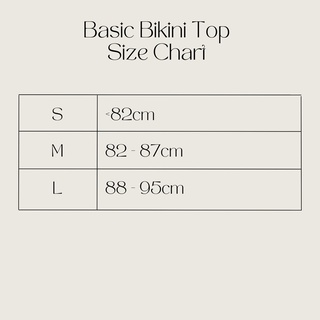 Áo bikini trơn Splassshy The Basic Bikini Top