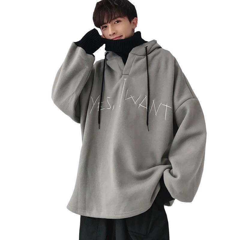 Áo hoodie không túi nỉ bông dày hàn quốc - Mã AT0013 | BigBuy360 - bigbuy360.vn