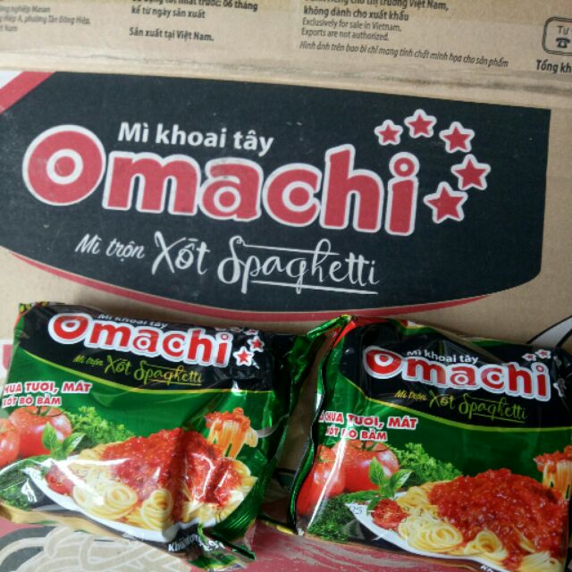 Mì trộn Omachi xốt spaghetti 91gam