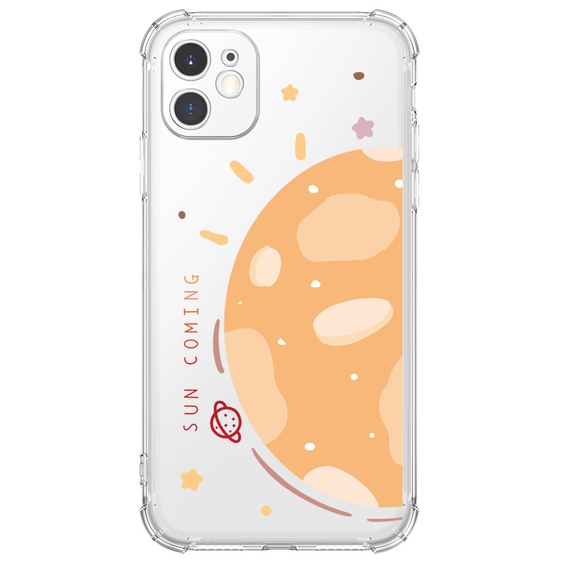 Ốp lưng JURSUE mềm hình cặp đôi dễ thương đẹp cho iPhone 13 12 11 Pro Max SE 2020 X XR XS ip 8 7 6 6S Plus kute Y150