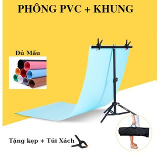 Phông chụp ảnh pvc kèm khung 70x75cm
