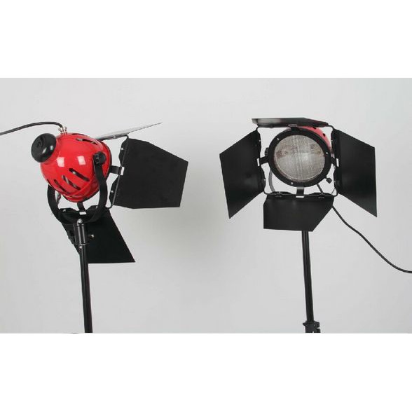 Đèn kit 800w studio dây dimmer 3m, kích thước nhỏ gọn, chất liệu hợp kim nhôm HL Studio