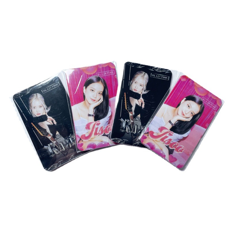 Thẻ Ảnh Hai Mặt In Hình Nhóm Nhạc Blackpink Cola