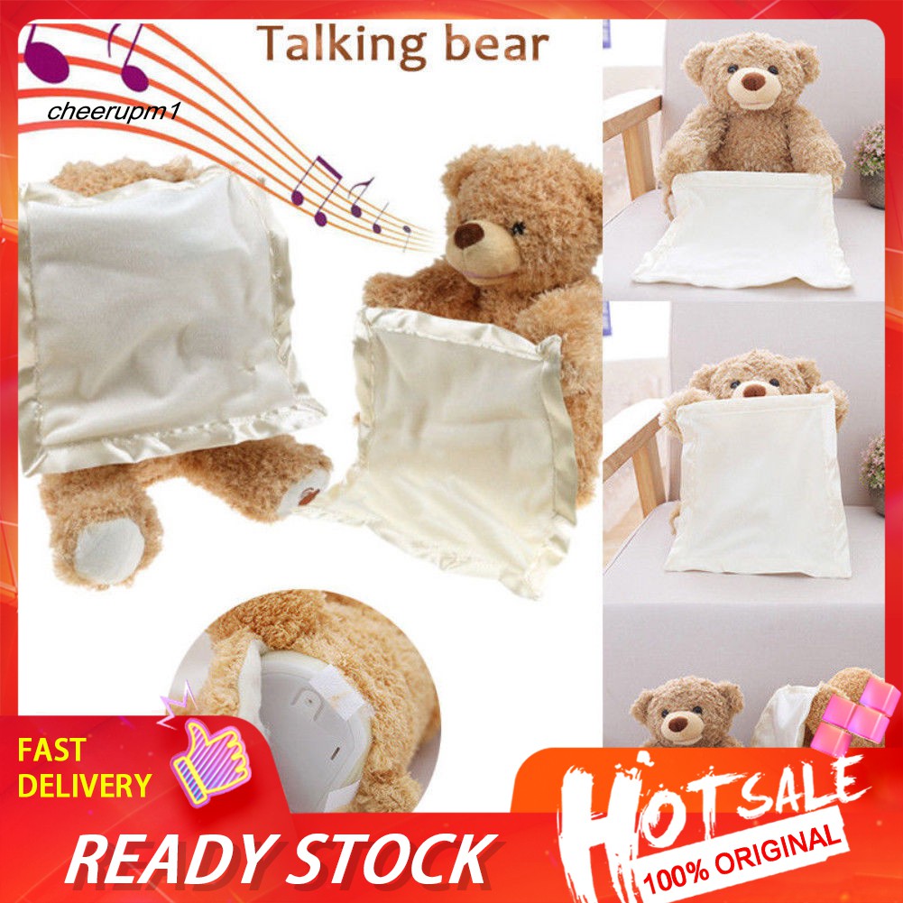 Gấu Teddy Nhồi Bông Biết Nói Dễ Thương 30cm