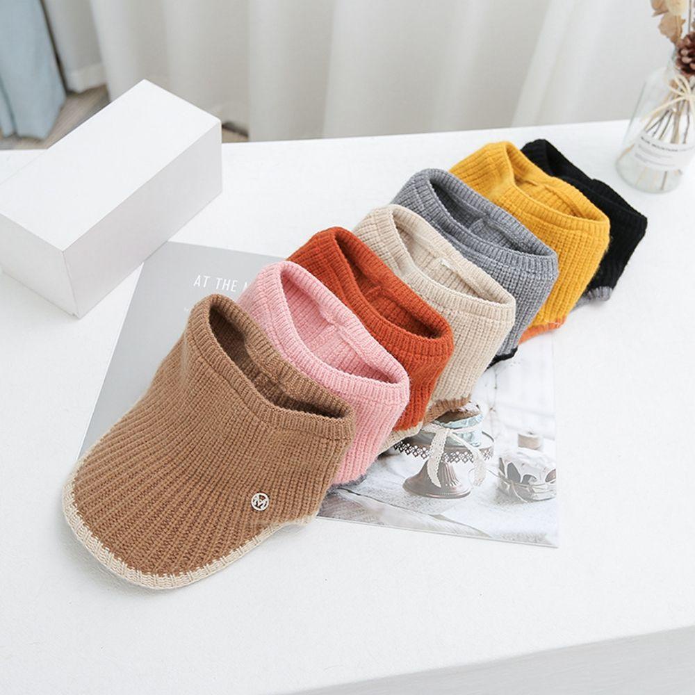 Mũ Lưỡi Trai Len Dệt Kim Hở Chóp In Chữ M Thời Trang Thu Đông Cho Nam Và Nữ