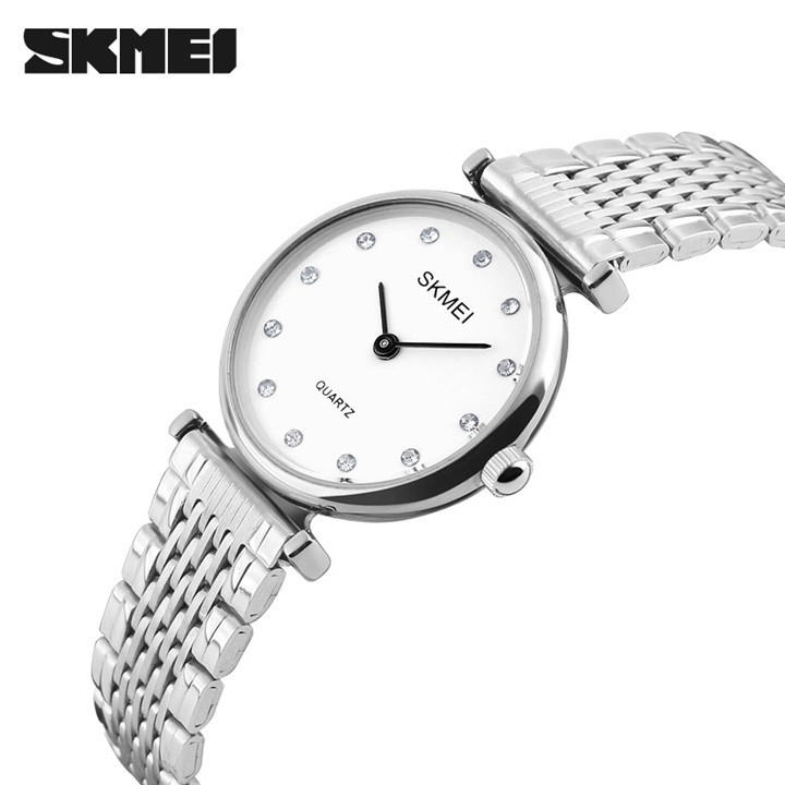 Đồng hồ nữ Skmei 1223 dây thép cao cấp Bán lẻ giá sỉ