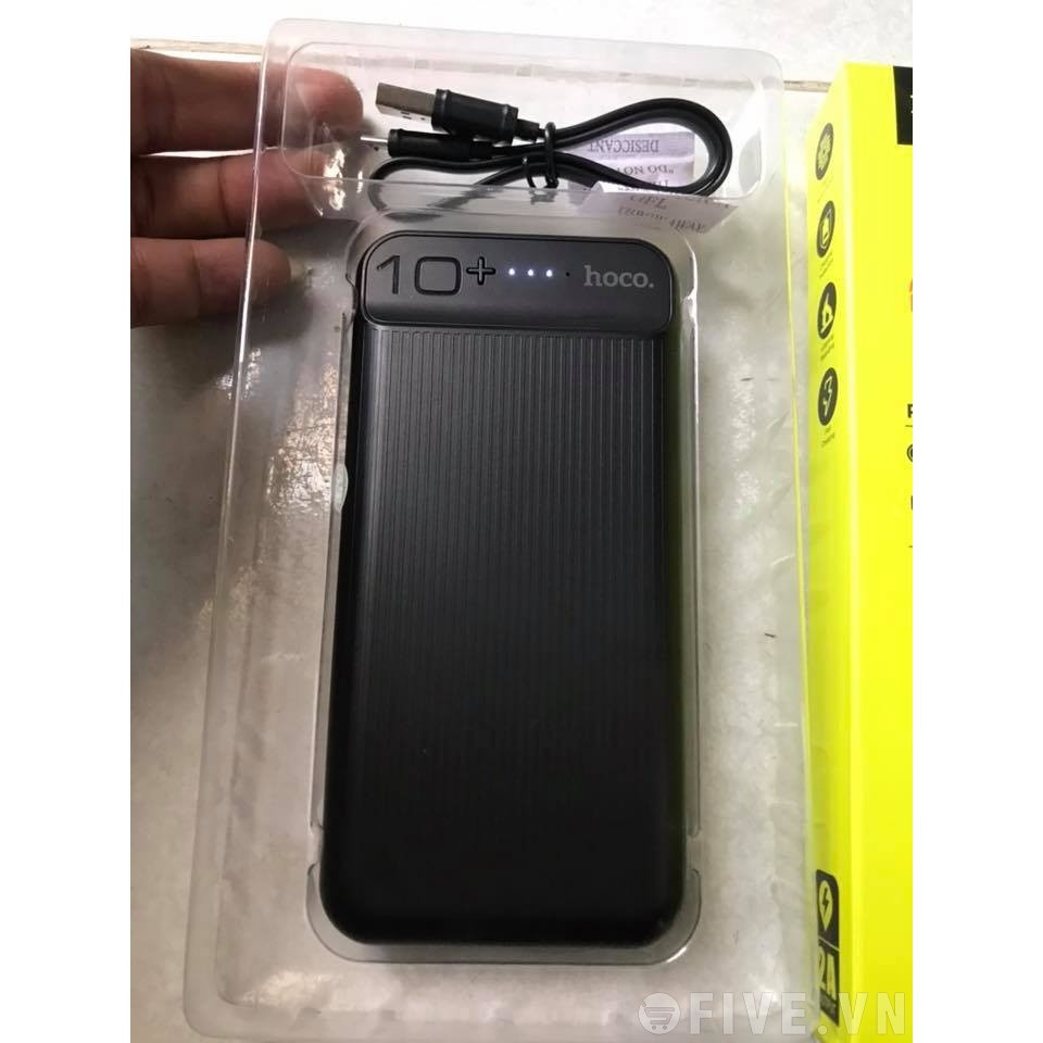 Pin Dự Phòng Hoco J52 New Dung Lượng 10000mAh Có Đèn Báo Sạc - Bảo Hành Chính Hãng 12T