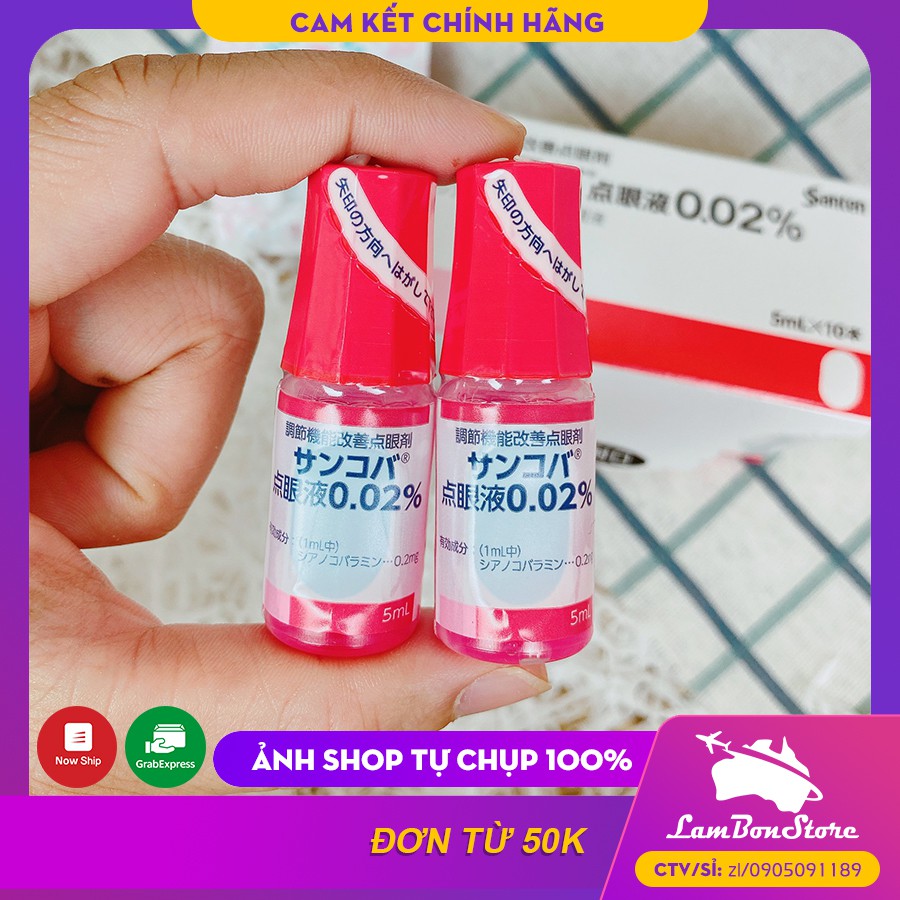 Nhỏ mắt cận thị Nhật Bản 5ml - Date 2025