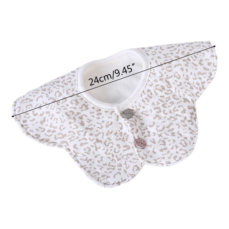 Yếm ăn dặm bằng cotton thoáng khí có thể xoay 360 độ thấm hút tốt cho bé