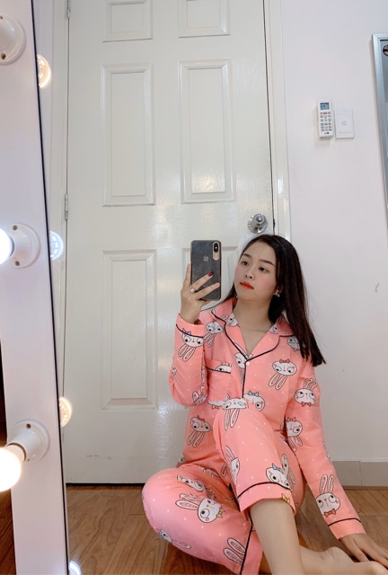 Đồ bộ pijama kate thái loại 1 - Tay Dài Quần Dài