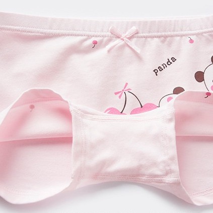 Bộ 5 QuầN LóT Boxer Cotton HọA TiếT HoạT HìNh Cho Bé GáI (3-12 TuổI)