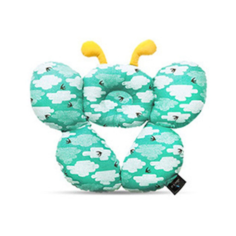 Gối Ngủ Cotton Chống Bẹp Đầu Dành Cho Bé Gái Sơ Sinh 3-36 Tháng Tuổi
