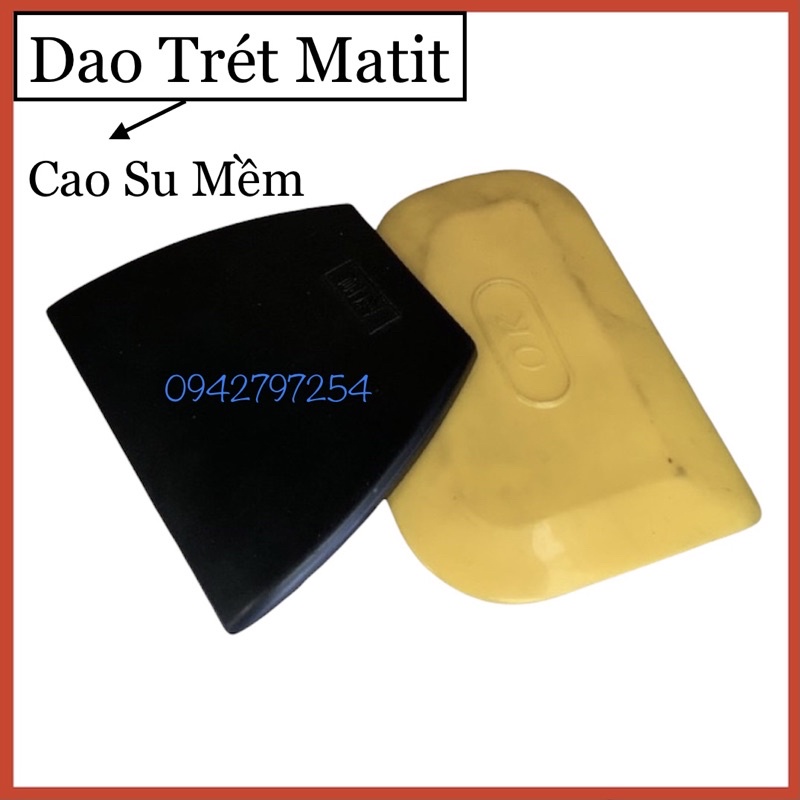 Dao trét matit (cao su mềm) chuyên dụng sơn ô tô, xe máy