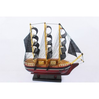 (Có video) Thuyền gỗ mini 20cm