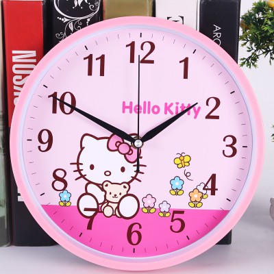 Đồng hồ treo tường kim trôi Hello Kitty