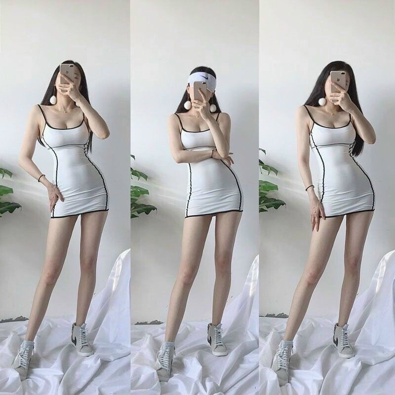Đầm body Sexy 2 dây giá rẻ FreeSize | BigBuy360 - bigbuy360.vn
