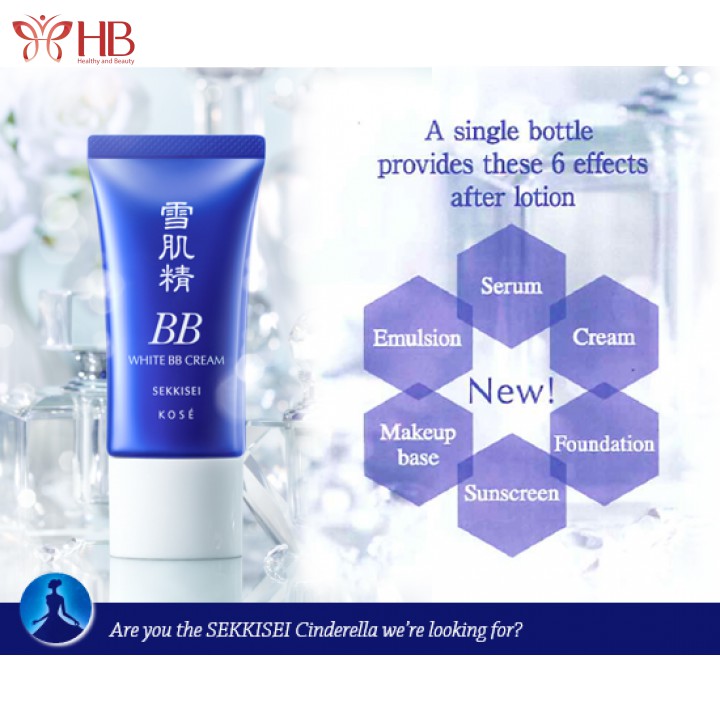 Kem nền chống nắng BB Kose Cream Sekkisei White BB Cream (30g) | BigBuy360 - bigbuy360.vn