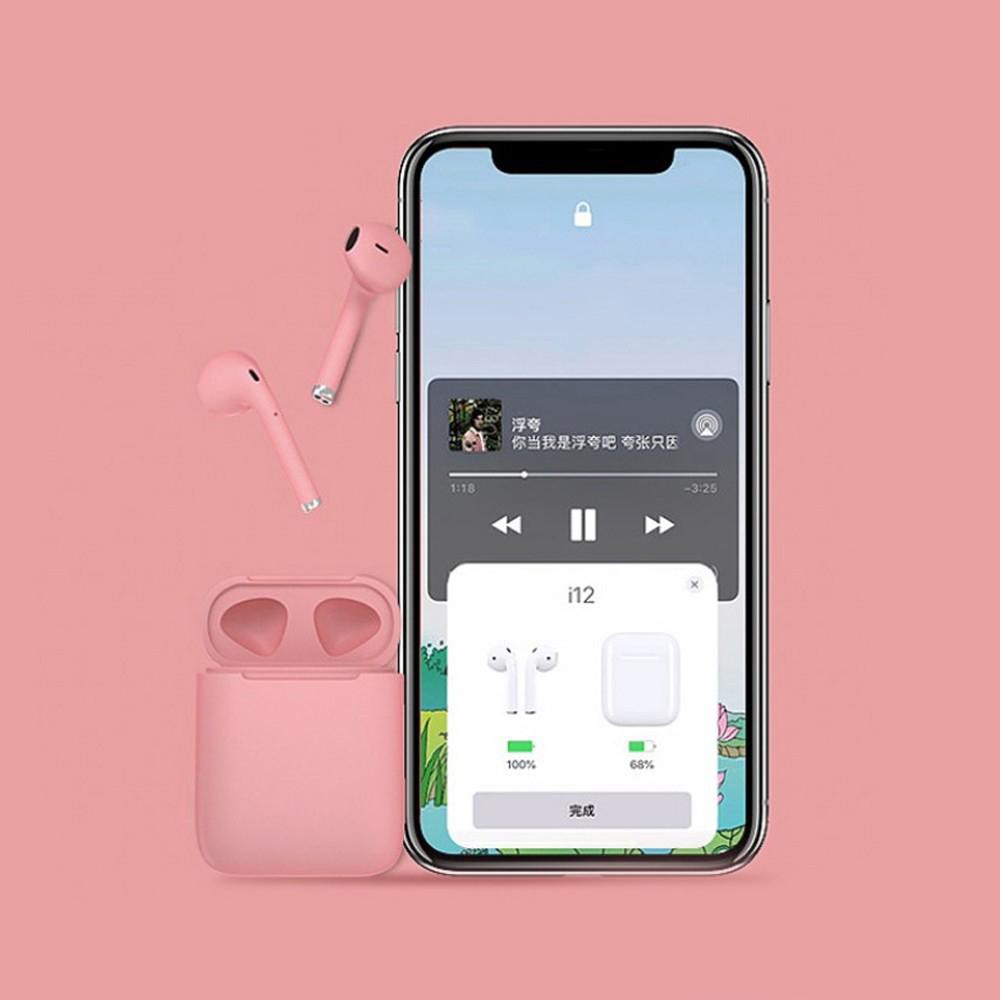 Tai Nghe Nhét Tai Không Dây Bluetooth 5.0 Tws I12 Cho Airpods Inpods I12 I7