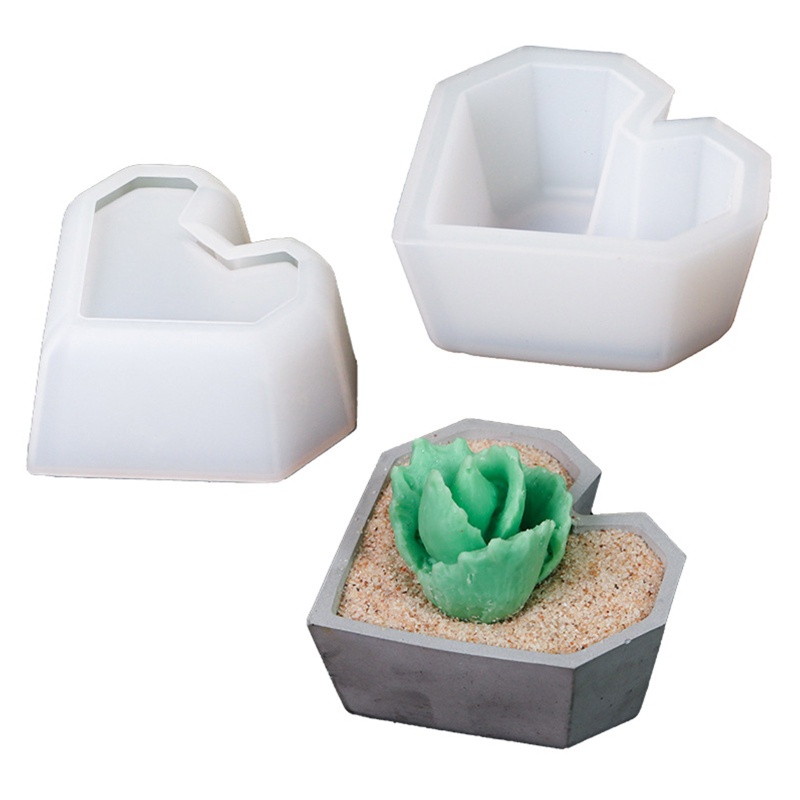 Khuôn Silicone Làm Chậu Hoa Mọng Nước Tiện Dụng