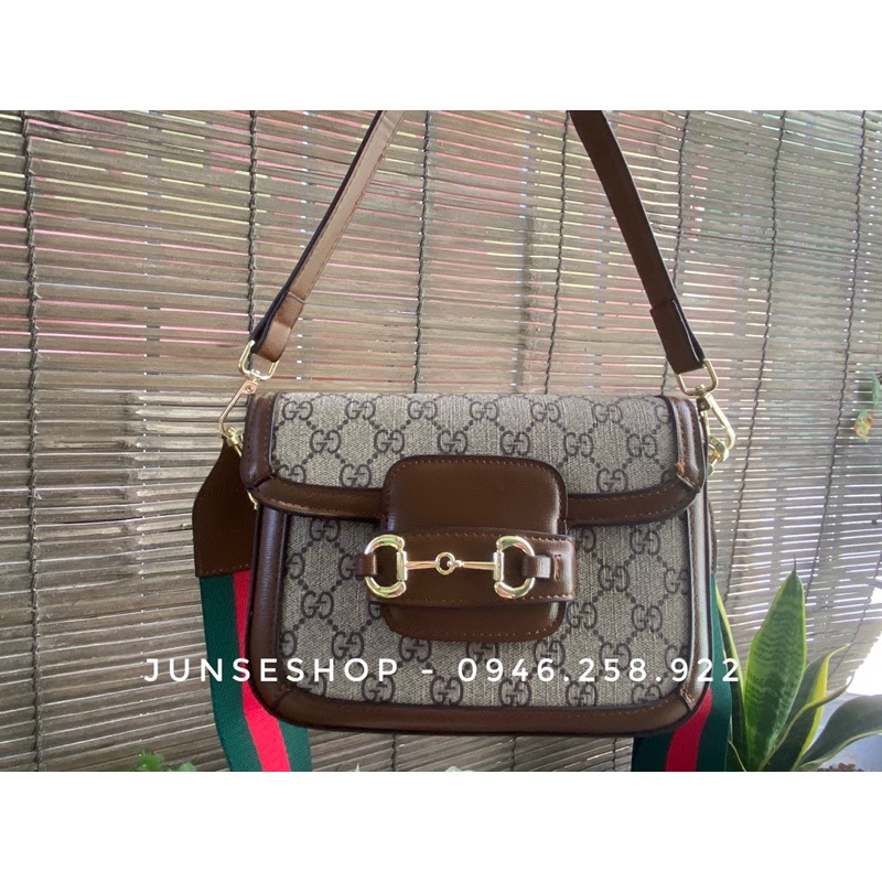 [Sẵn] Túi Đeo Chéo Chư GGG Hà Hồ 2 Dây Bản Đẹp Sz 20 Fullbox