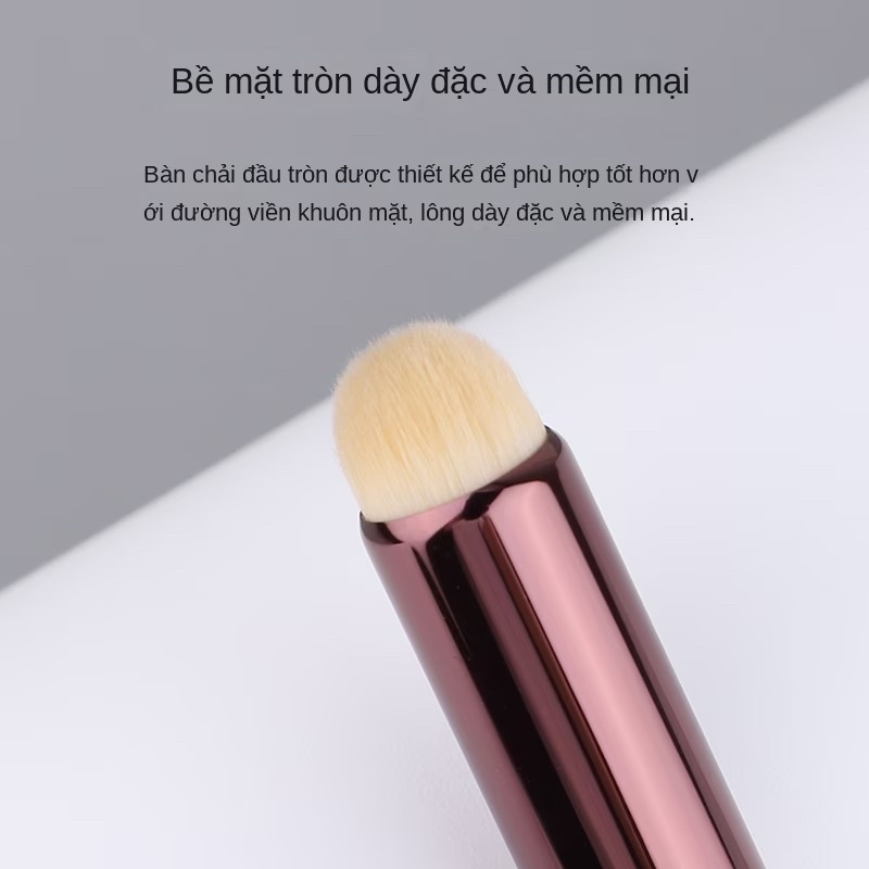 Cọ đầu tròn đánh son môi và che khuyết điểm