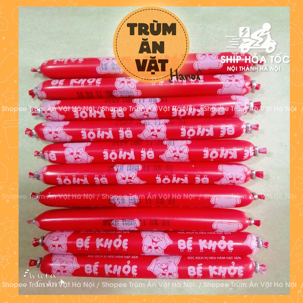 Xúc xích ăn liền bé khỏe Ngon ơi là ngon gói 5 cây x 21g [Trùm ăn vặt Hà Nội] | BigBuy360 - bigbuy360.vn