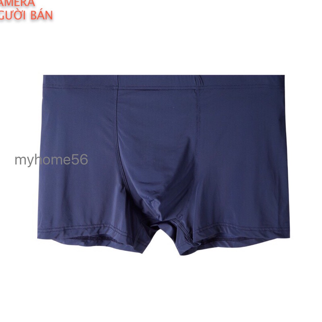 Hộp 4 quần sịp đùi boxer vải thun lạnh siêu mát
