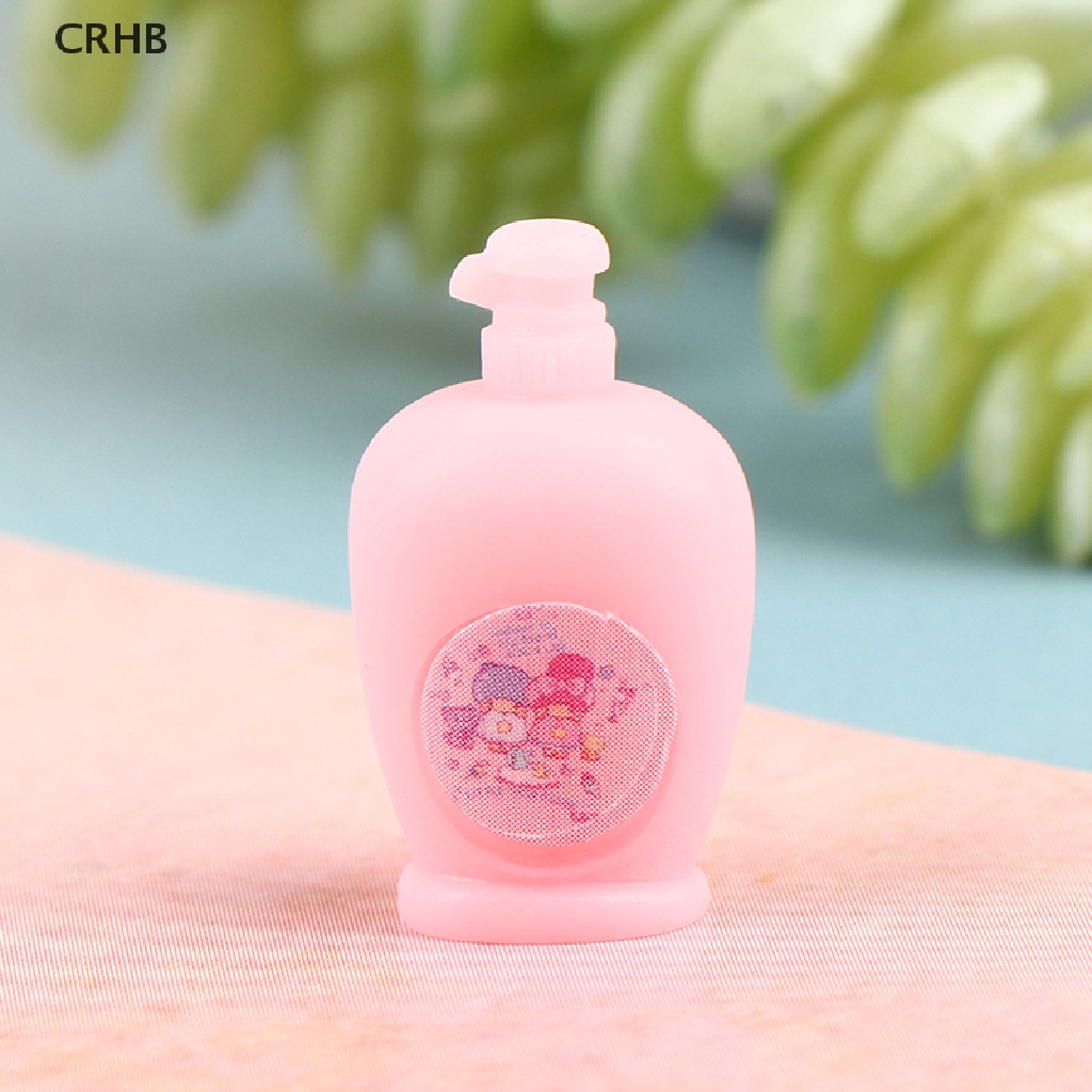 Crhb 1 Bộ Dầu Gội Và Sữa Tắm Bằng Nhựa Resin Thu Nhỏ Phụ Kiện Thủ Công Cho Búp Bê Mới