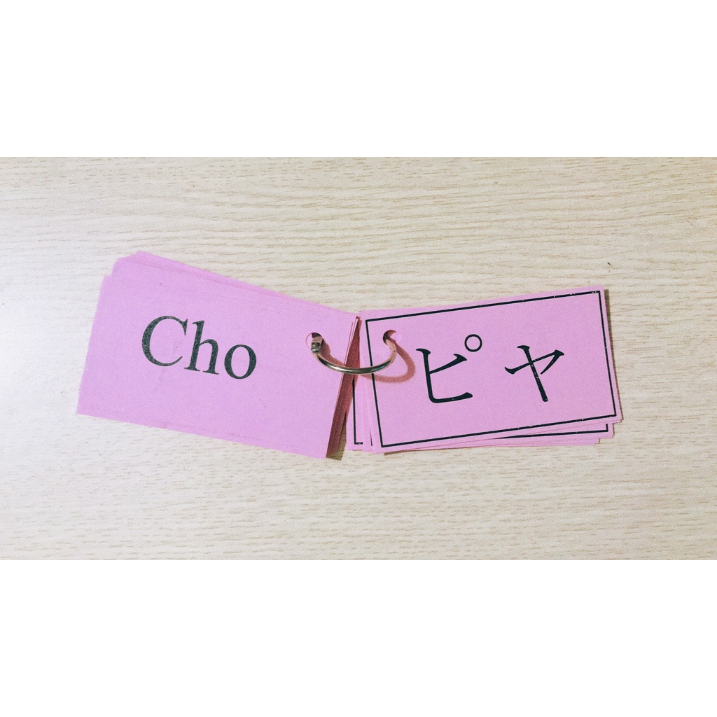 Bộ Thẻ Học Bảng Chữ Cái Tiếng Nhật Hiragana & Katakana Cho Người Mới Bắt Đầu