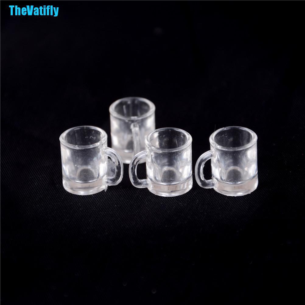 Bộ 4 Ly Uống Bia Bằng Nhựa Kích Thước 1 / 12 Dùng Cho Múa Ba Lê