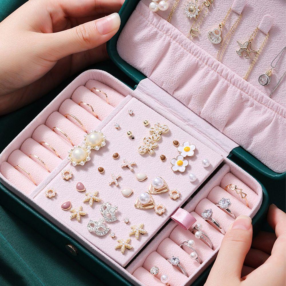 DANILO Hộp Đựng Trang Sức Hình Chữ Nhật Tiện Dụng Ốp