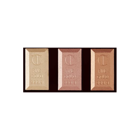 PHẤN BẮT SÁNG TONE VÀNG ÁNH ĐỒNG 3 Ô CHARLOTTE TILBURY BAR OF GOLD PALETTE CHÍNH HÃNG - 3660